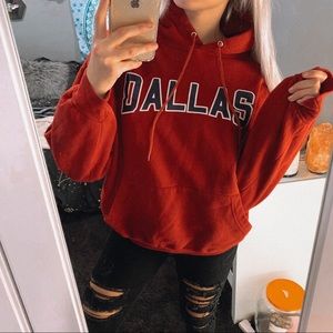 Dallas Texas Red Hoodie